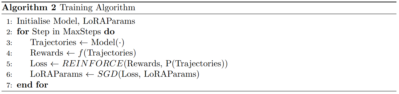 Algorithm 2: Example benchmark execution.