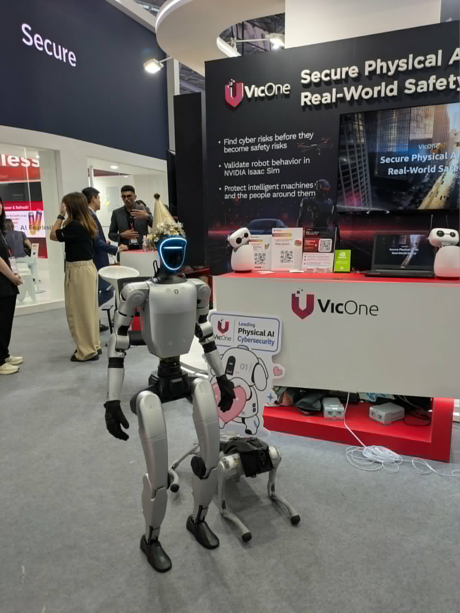 Robots working the floor
